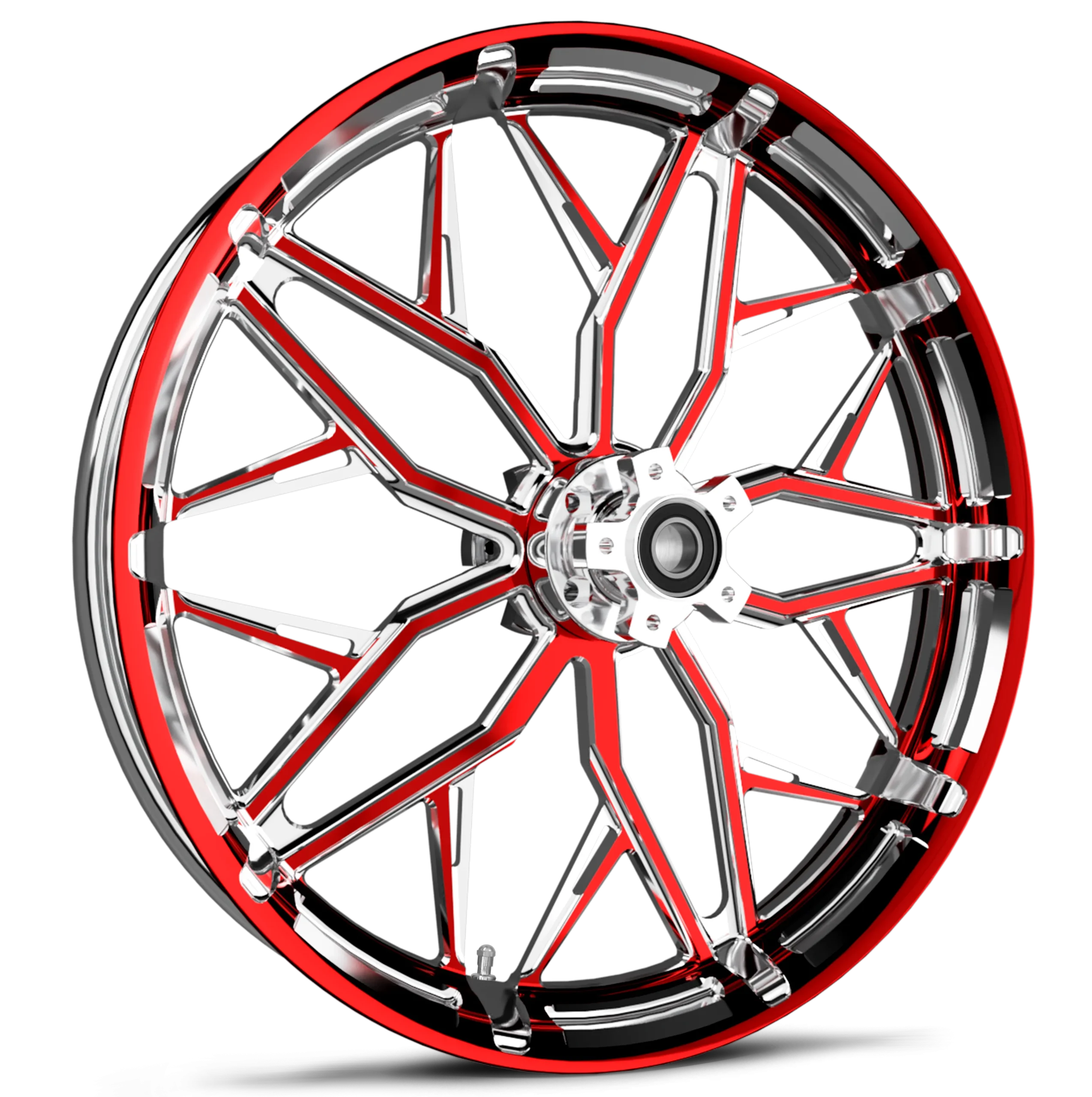 Static Dyeline Red Wheel