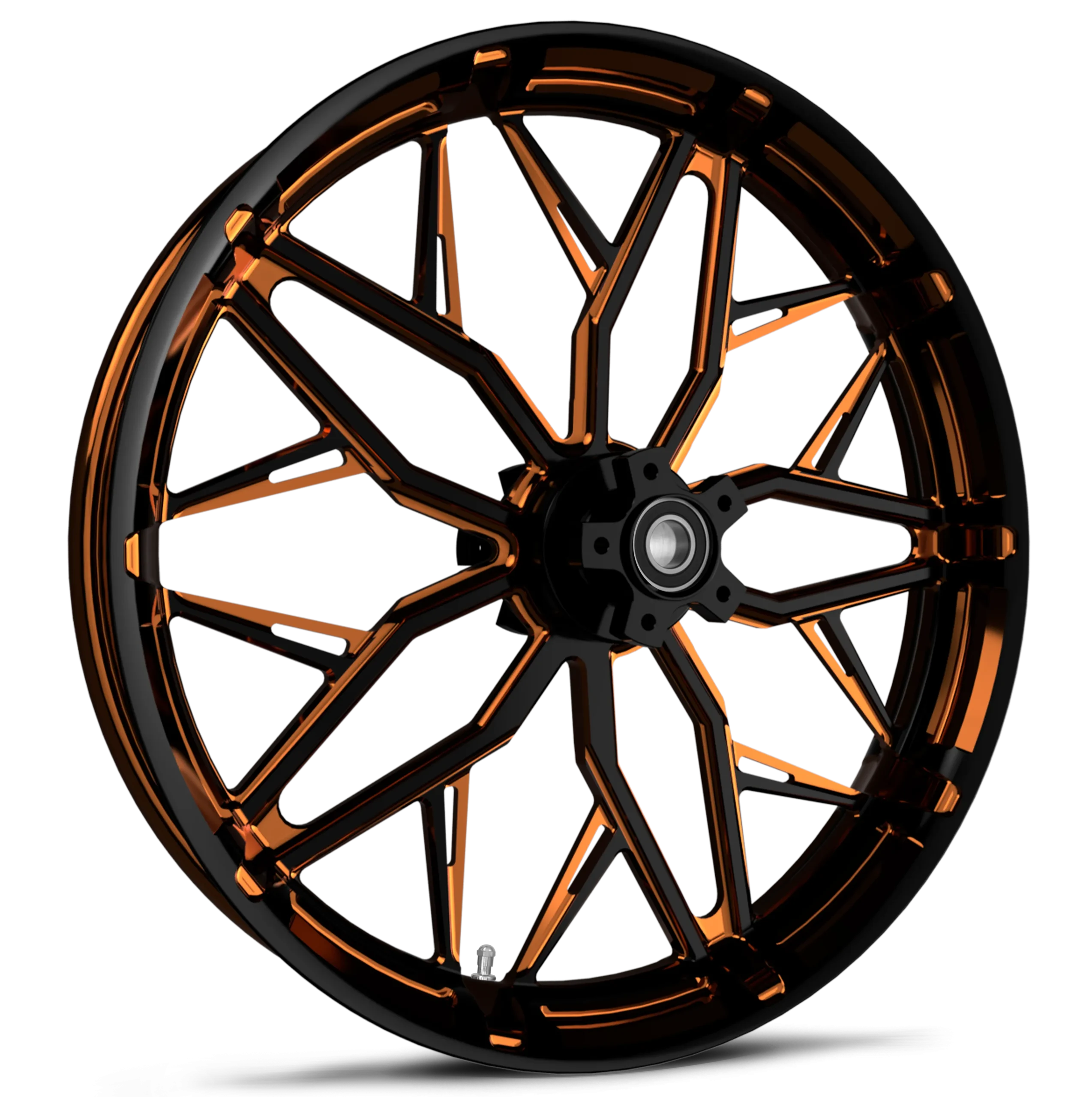 Static Touch Of Color Orange Wheel