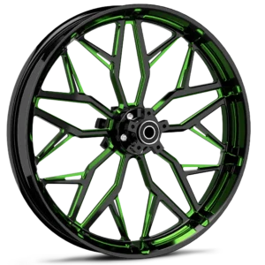 Static Touch Of Color Green 21 x 3.25 Wheel