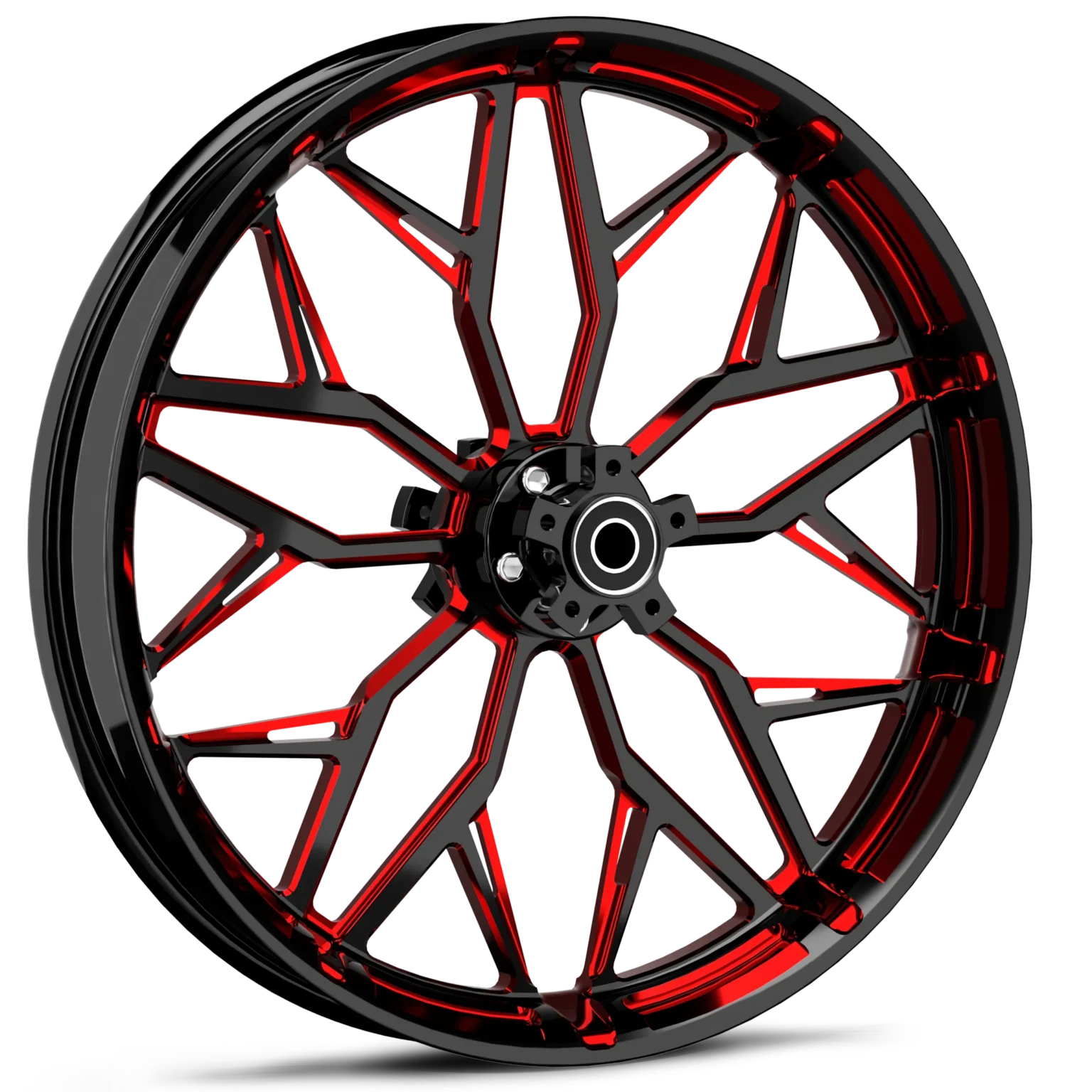 Static Touch Of Color Red 21 x 3.25 Wheel